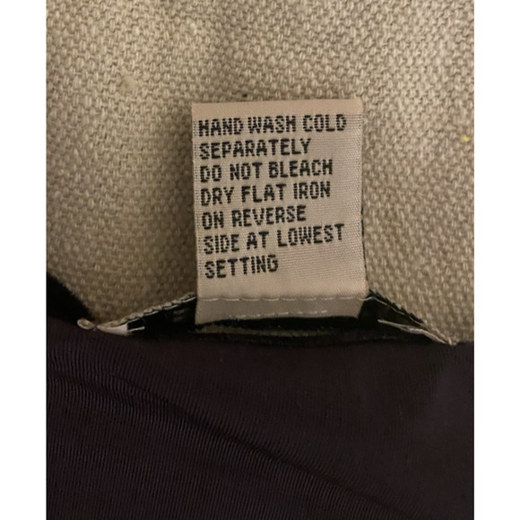 NWT Notations Womens Blouse Size XL Purple Crushed Velvet Cocktail Party Dressy - Picture 7 of 11